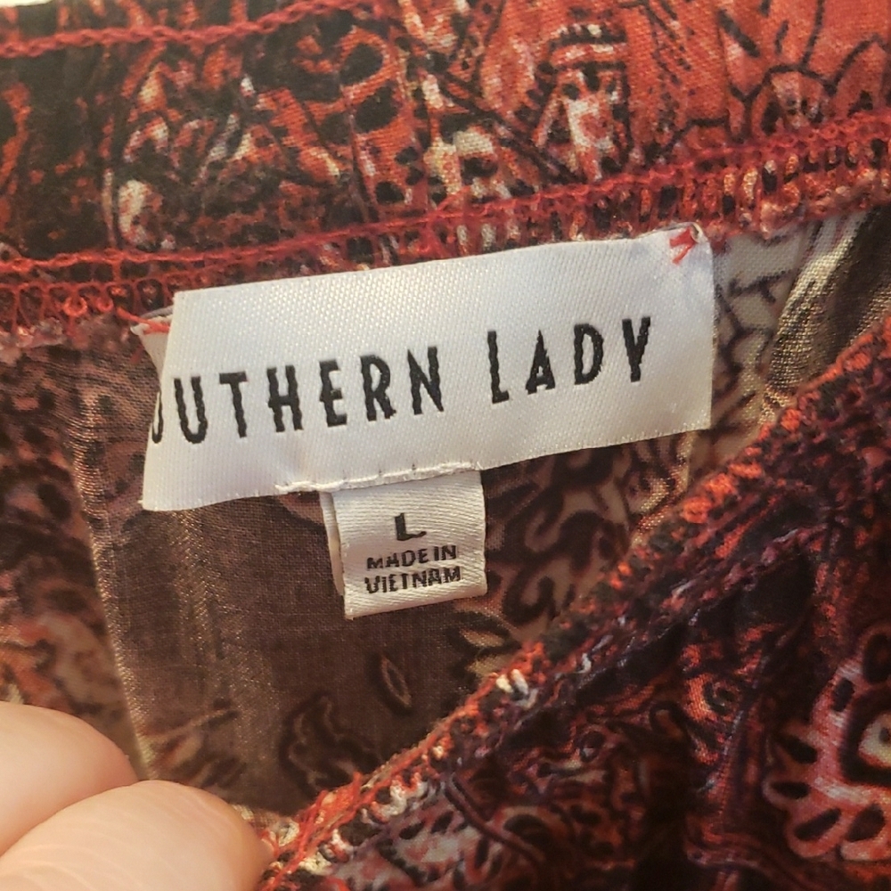 Southern Lady Multicolor Patterned Maxi Skirt - Picture 2 of 3